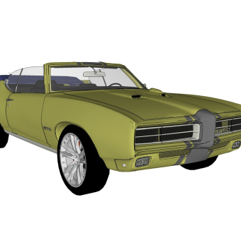 超精细汽车模型 道奇